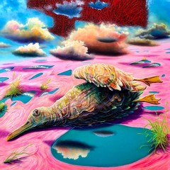 ALAIN DONATE HERNANDEZ ORIGINAL OIL PAINTING /CANVAS CUBAN ART 30″X 40″ SURREAL