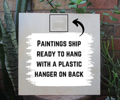 Jimi Hendrix Quote Painting on 10 x 10 x 1/4″ wood panel, Power Of Love, Peace