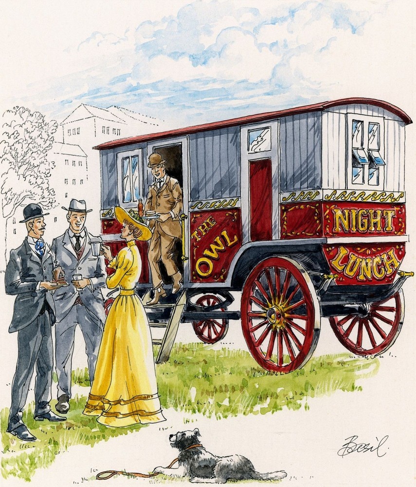Basil Smith (UK,1925-2010) watercolor painting 141405