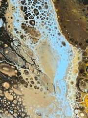 Abstract Sea Beach Acrylic Picture 20x50cm Art Painting on Canvas