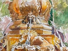 Ronald Shap | Neptune’s Fountain, Pasadena City Hall, c. 1990