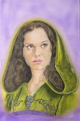 Star Wars Original Art Of Padme By David Willingham