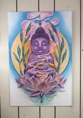 “The Buddha” 24×36 Inch Original Painting