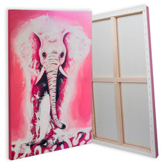 „Specter 3.1“ Bestiary Series. Elephant. Art paintings, original hand painted.