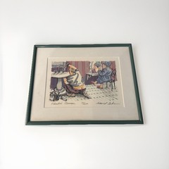 David Cochran Print Limited Edition Pencil Signed #110/250 Plumbers Cleavage