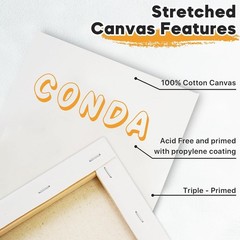 Artisan Quality Mini Stretched Canvas – 12 Pack, Perfect for All Skill Levels