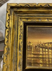 16” x 18” Original Oil Painting In Ornate Frame