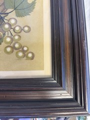 theorem painting reproduction fruit basket folk art framed