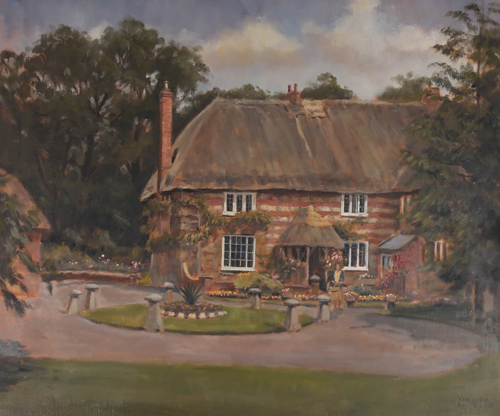 Kingsley Sutton FRSA (1907-1976) – 1968 Oil, House Proud