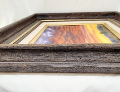 2009 Signed/Framed „Sunset“ Oil Painting by Martin Pavletich/Orange Red/Yellow