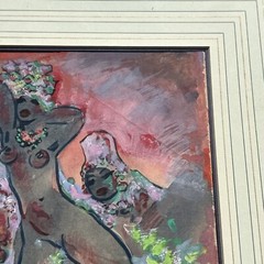 THEODORE NADEJEN PAINTING ANTIQUE NUDE MODERNISM RUSSIAN CALIFORNIA ILLUSTRATOR