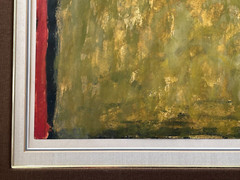 Mid Century Composition Abstract Modernism Expressionism Mixed Media Wove Paper.