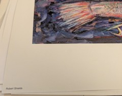 ROBERT SHIELDS “Jazz on the Lox” print 28″ x 34″ Jewish 1996