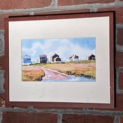 Christine Drago – Connecticut Shoreline Watercolor Painting