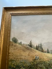Antique Early California Painting Landscape American Listed Los Angeles 1910’s