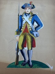 ANTIQUE WPA ERA PAINTING AMERICANA PORTRAIT HISTORY LISTED FAMOUS ALEXANDER