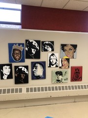 Hip Hop Rap Artist Singer Paintings Acrylic Hand Painted Biggie Easy E Bruce Lee