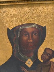 The Black Madonna of Brno Virgin Mary of St. Thomas 1800s