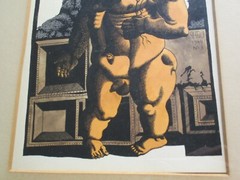 ANTIQUE MYSTERY ORIGINAL PAINTING SURREAL SURREALIST SURREALISM MODERNISM NUDE