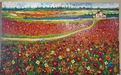 ‚Fall In Love‘ – Painting On Canvas Original 30″x48″