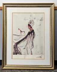 SALVADOR DALI Plate Signed „Entrepreneur“ Limited Edition of 500 Lithograph COA