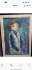 Original Oil Painting By INoted Jewish Artist David Pallock B 1907 Expressionism