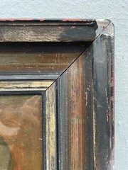 IMPRESSIONIST DAMENPORTRÄT ÄLTERE FRAU KRAUSES GRAUES HAAR SPITZENKRAGEN ANTIK