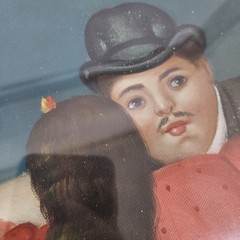Art Oil Painting FERNANDO BOTERO Fat Dance Girl 16X12 Framed On Canvas
