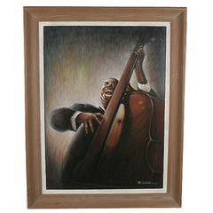 „Hip and Happy“ By Anthony Sidoni Signed Oil Painting on Board 36″x 28 1/4″
