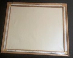 Ferrante SIGNED Acrylic Canvas Painting 1980’s FRAMED 46.5 x 38.5 x 2