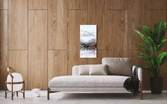 Original Black White 24 Carat Gold Leaf Painting Abstract Modern Transitional