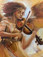 ORIGINAL PAINTING OIL,11×14 inch, Home Gift, Wall Art Decor, Signed Art, Authors