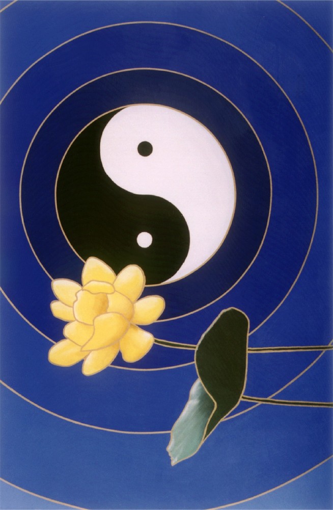 11 x 17 yin and yang oil painting print