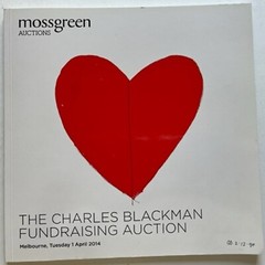 CHARLES BLACKMAN AUSTRALIAN AUCTION CATALOG „FUNDRAISING AUCTION“ 2014