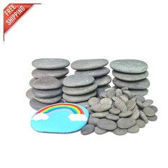120PCS Hand-Picked Painting Rocks – Perfect for Arts, Crafts & Kindness Projects