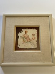 Alexander Canedo Painting Small Portrait Original Oil Listed American Master Mod