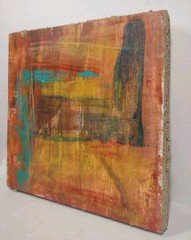 Breeden 2000 Abstract Mixed Media Painting Biscuit Run Studios 12×12