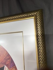 Kieth Mallet Painting Framed And Signed 509/999 Limited Edition“Family Tree”