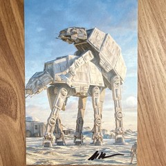 Artist Autographed Beeple INFINITE_LOOP AT Walker Contemporary Sci-Fi Painting