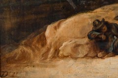 Manner of David Teniers the Younger (1610-1690) – Oil, Sleeping on the Job