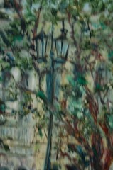 ORIGINAL FRAMED OIL PRADO BOULEVARD SCENE OLD HAVANA, CUBA ARTIST: HECTO VIDAL