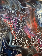 Original Abstract Painting One Of A Kind 14 X 14 Canvas Wall Art
