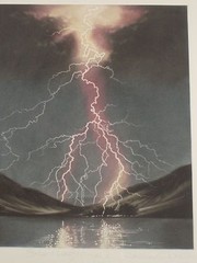 Susan E Jameson „Fork O Lightning“ 79/200 signed 14×12 Colour Mezzotint