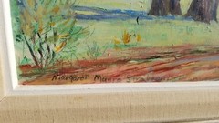 Margaret Munro Stratton McLennan (1911-1995) Pines Near Grand Canyon Acrylic