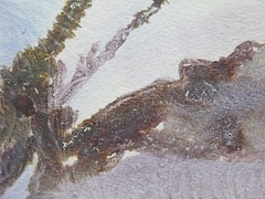 Winter Landscape With Snow Ice Effect Modern Painting 60s Original P16