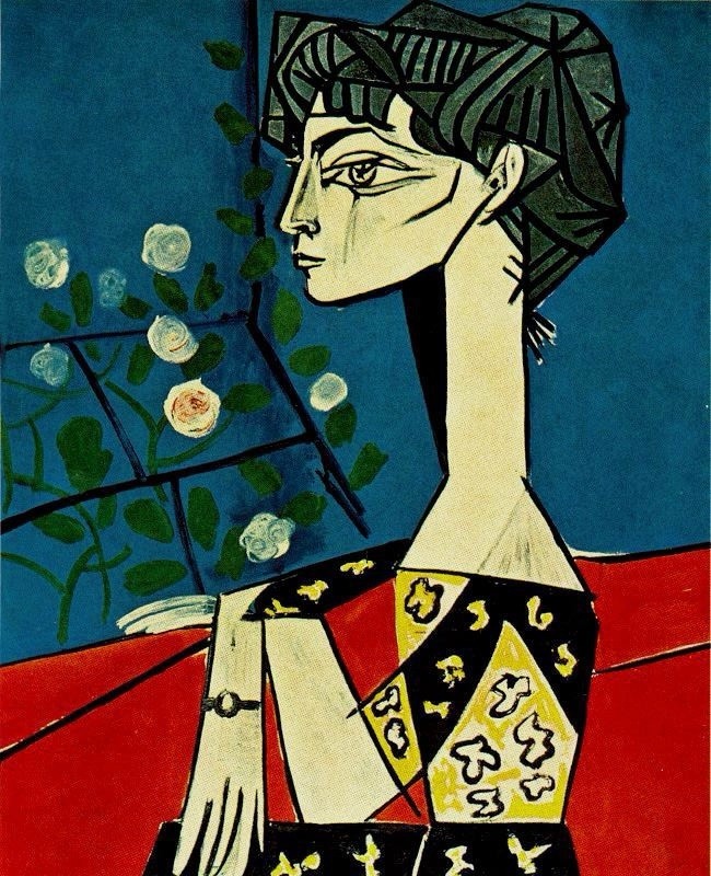 Pablo Picasso Signed Oil Painting on Canvas 16×24 in Modernism .