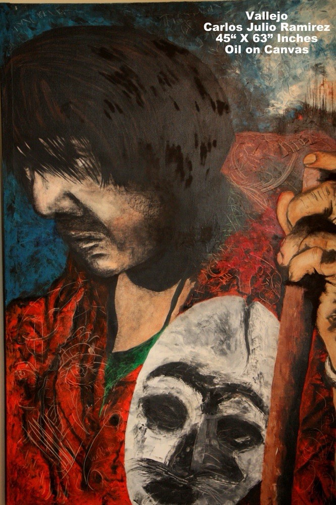 Vallejo Carlos Julio Ramirez 63 X 45 Inches From a Private Miami Collector