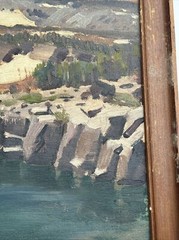 ANTIQUE EARLY CALIFORNIA PLEIN AIR PAINTING MASTERFUL 1910’S OIL MYSTERY ARTIST