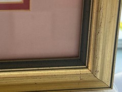 Vintage Watercolor Matted And Framed “Summer Color” Artist Lula Desiree Platt