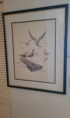 RICHARD E. WILLIAMS (1934-2016) SEAGULLS LITHOGRAPH PRINT #836/1000 SIGNED